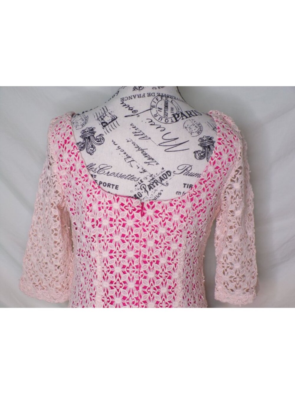 🆕IVY & BLU for Maggy Boutique Crochet Lace Dress 6 - Picture 11 of 13